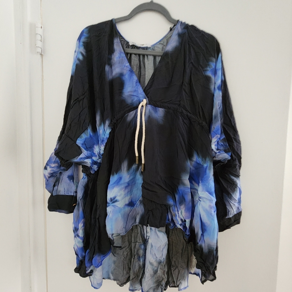 Zara tie-dye blouse Size M